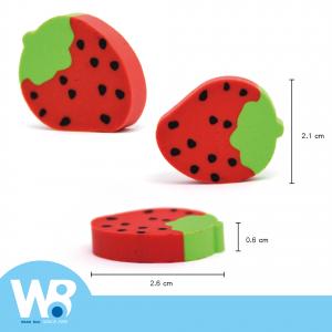 OEM-迷你造型水果橡皮擦-草莓